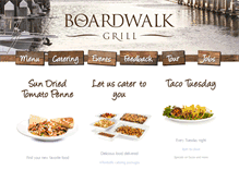 Tablet Screenshot of boardwalkgrill.net